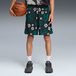 Hoopocalypse Reversible 7" Shorts Unisex, PUMA Black-AOP, large